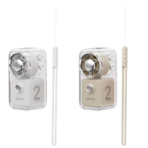 2000mAh High Capacity Mini Portable Fan 9m s Turbo Wind Handheld Cooling Fan with Type C Fast Charge