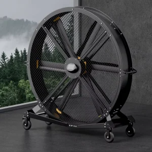 2000mm 79 Inch Industrial Pedestal Fan IE5 Motor IP66 Protection Movable Quiet Standing Floor