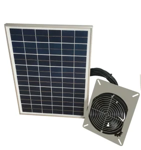 20W Solar Powered Sub Floor Ventilation Fan Max 250 CFM Brushless DC Motor SUS304 Stainless Steel Frame 5 Year Warranty