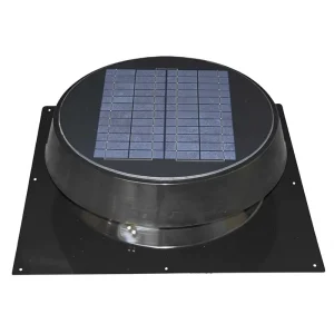 20W Solar Roof Ventilation Fan Built in Solar Panel High Impact Powder Coated Steel Construction Max 1599 CFM for Shed Garage