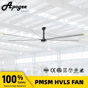 20ft 6.1m CE and RoHS Industrial Ceiling Fan HVLS Fan with Large Airflow for Summer