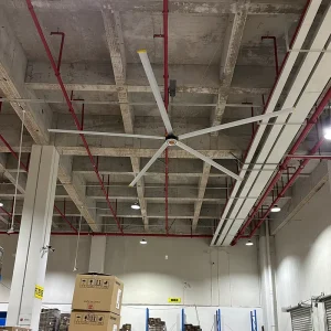 20ft 6.1m Industrial Big Hanging Fan Energy Saving Large Coverage Quiet Operation Fan for Factory Workshop Ventilation