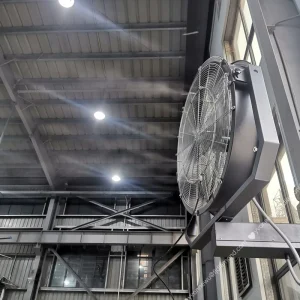 220 240V 50Hz 40 Inch Wall Mounted Indoor Outdoor Cooling Spray Humidifier Electric Industrial Mist Fan with Motor