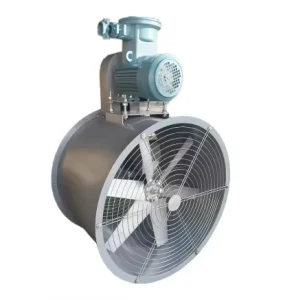 220 V Axial Flow Fans for Industry Aluminum Blade Axial Flow Fans Explosion proof External Motor Tunnel Ventilation Exhaust Fan