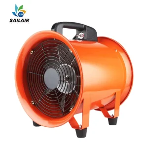 220V 380V Cast Iron Blade Electric Industrial Axial Exhaust Fan Portable Ventilation Flexible Duct