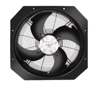 220V 380V Electric Silent Axial Flow Exhaust Fan Square Outer Rotor Low Noise Industrial Ventilation Duct Fan with Mounting
