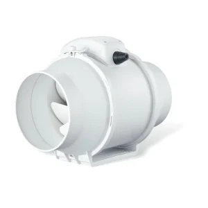 220V AC Industrial Exhaust Duct Fan Energy Saving Wall Mounted with Plastic Blades for Home and Restaurant Use