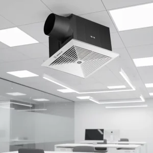 220V Cast Iron Blade Ceiling-Mounted Centrifugal Exhaust Fan Full Metal Structure