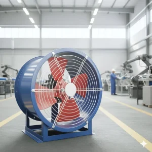 220V High Efficient Industrial Ventilation Axial Flow Fan with High Power and Low Noise Output