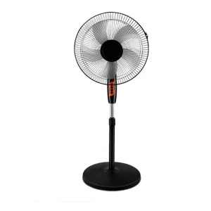 220V Modern Household Oscillating 16-inch Floor Fan with Mechanical Control and 3 Speeds
