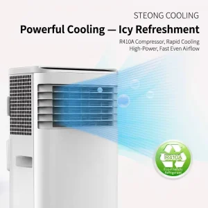 220V Portable Air Conditioner 3-in-1 Function for Bedroom and Living Room <65dB