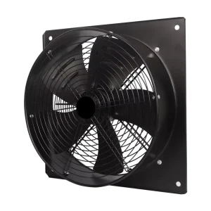 220V Silent Axial Flow Exhaust Fan Square Outer Rotor Powerful 380V Industrial Low Noise Ventilation Fan Ball Bearing Wall