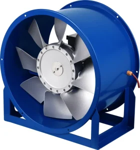 220V Wall mounted Axial Fan with High Flow Core Motor Component 500mm Blade Diameter Low Noise 40dB+