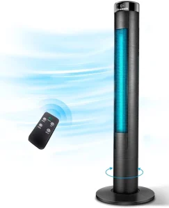 220V and 45W Remote Control Floor Air Cooling Tower Fan with WIFI Control