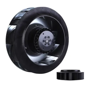 220mm Industrial IP54 AC Backwards Centrifugal Exhaust Fan Variable Frequency Speed