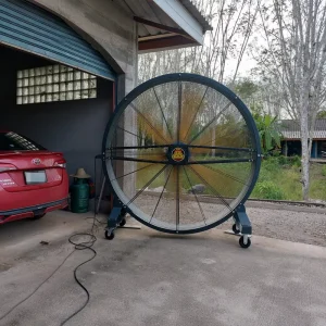 220v 1kw Industrial Standing Electric Fan 2m Mobile Outdoor Gym Fans with Air Cooling Free Standing Fan Heavy Duty