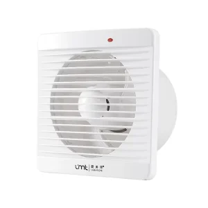 220v Low Noise 4 Inch Window Mounted Exhaust Fan with LED Light High Speed 100% Copper Motor Plastic for Household Use