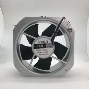 225x225x80mm 230V AC 22580 53W Heavy Duty Industrial Exhaust Fan OEM ODM ROHS CE Certified 2 Year Warranty