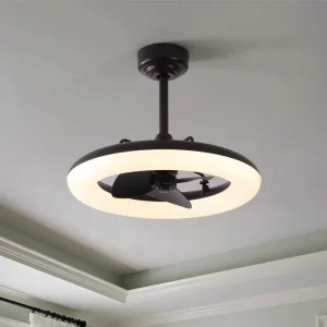 23 Inch Modern Ceiling Fan with Led Light Smart Ceiling Fan Chandelier with Remote Control Ventiladores De Techo