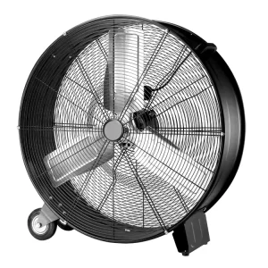 24 30 36 42 48 Inch European American and British Standard Industrial Fans Mobile Large Drum Industrial Exhaust Fan