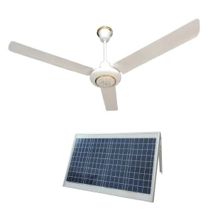24 Hours Operation Solar Ceiling Fan with AC DC Converter