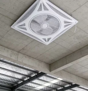 24 Inch Electric AC Motor Ceiling Fan with Remote Control Low Noise Power Saving for Hotel & Household Use