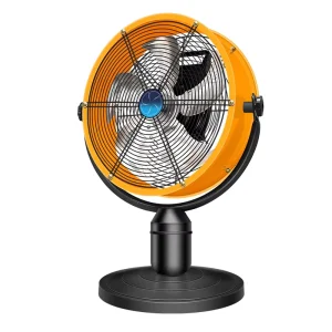 24 Inch High Velocity Electric Industrial Fan Copper Motor Oscillating Pedestal Fan Heavy Duty Stand Fan Outdoor Warehouse