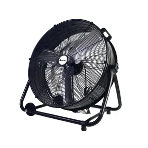 24 Inch High Velocity Large Industrial Fan 3 Speed Big Metal Floor Drum Fan for Industrial Factory Warehouse and Workshop