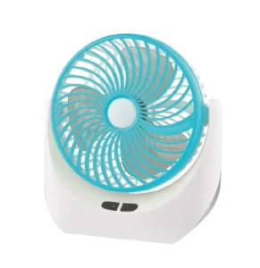 2400mAh Portable Rotatable Head Table Fan USB Desk Fan for Travel and Camping