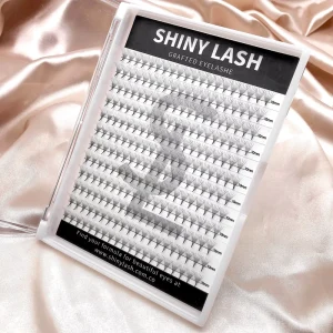 240fans Premade Fans Lash Extensions Professional Pointy Base Lash Extensions 12 Rows Mega Volume Premade Lash Fans Trays