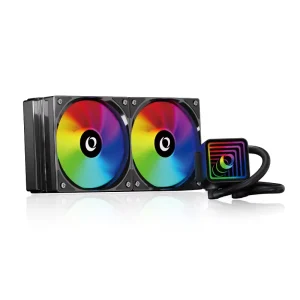 240mm ARGB CPU Liquid Cooler AIO Water Cooling System Fluid Bearing Copper Aluminum Heatsink for Computer Case Gaming PC Intel