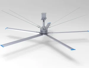 24FT HVLS Large Ceiling Fans Low Noise Large Diameter Industrial Ceiling Fan High Airflow Hvls Fan for Warehouse Factory