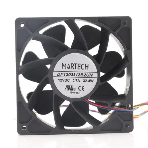 24V 48V DC 12V 2.7A EC AC 12038 120x120x38mm PWM Four-Wire Double Ball Bearing Cooling Fan