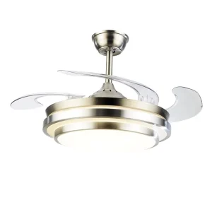 24W Ceiling Fan With Light Decorative Ceiling Fan With Led Light Ceiling Fans JY3106