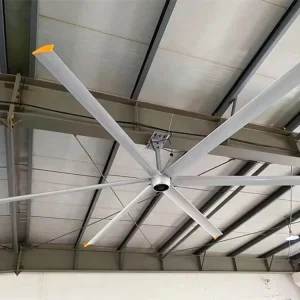 24ft 750W Industrial HVLS Fans 220V Ceiling Fans for Factory Warehouse Big Ass AC DC Electric Motor for Farm
