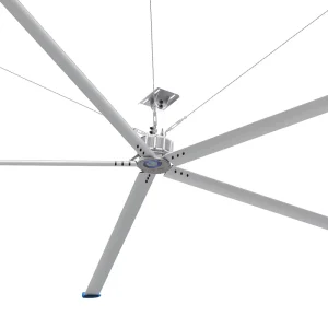 24ft Factory Use HVLS Industrial Ceiling Fan with Aluminum Alloy Blades 1450m Coverage CE Certified