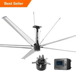 24ft Industrial Ceiling Fan for Factory and Warehouse Innovative HVLS Fans