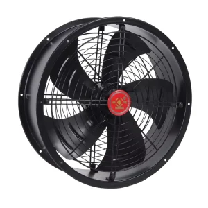 250mm Cast Iron Axial Flow Exhaust Fans with Ball Bearing OEM Customizable for Chemical Environments Featuring Electric Motor
