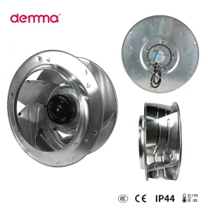 250mm EC Backward Curved Centrifugal Fan 230V 50/60Hz with Aluminum Alloy Impeller for Energy Storage Cabinet Ventilation