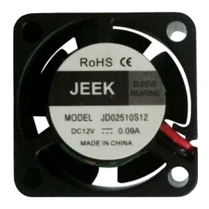 2510 25x25x10mm 12V 0.09A 6000rpm High Speed Micro Brushless DC Cooling Fan for Mini Electronics and Router