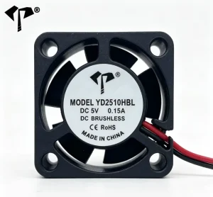 2510 YD2510HBL DC 5V 12V Brushless Axial Flow Fan 25x25x10mm Mini Small Cooling Fan for Electronic Equipment Instrument