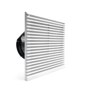 255*255 mm Electric Ventilation Wall-Mounted Axial Fan Blower OEM Dual Ball Bearing Stainless Steel Blades Window Wall Kitchen