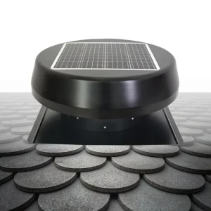 25W 12 14inch Solar Attic Heat Dissipation Belt Temp Controller Active Ventilation Heat Accumulation Elimination Energy saving