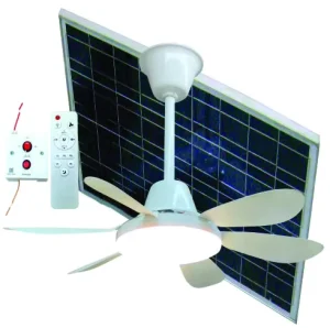 25inch 12v Fan Dc Fan Solar Fan Dc Ceiling Fan Solar Ceiling Fan with LED Light