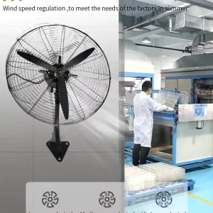 26” 30” Industry Fan 2in1 Stand and Wall Mounted Industrial Fan Electric Wall Ceiling Fans Cooling Manufacturer St