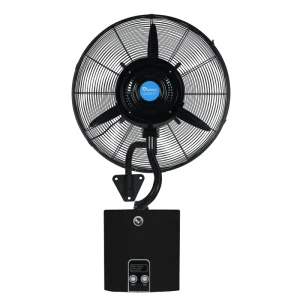 26” 30” Wall Mounted with 10L Water Tank Capacity Centrifugal Industrial Wall Mist Fan