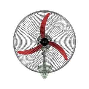 26 Industrial Plastic Electric Wall mounted Fan High Power Large Air Volume Ox Horn Design Workshop Factory Energy Efficient