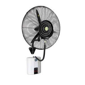 26 Industrial Water Spray Cooler Wall Mounted Misting Fan with Copper Coil
