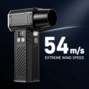 260W 96000RPM Cordless Turbo Jet Fan 12000mAh Portable Mini Air Duster Blower for Car PC Cleaning