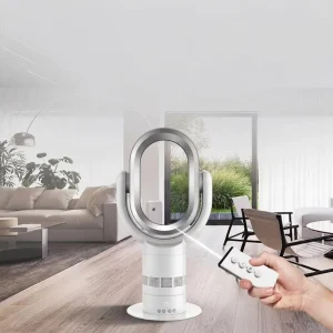 28 Inch ABS Tower Bladeless Fan Summer Household Air Purifier with HEPA Filter Electric Remote Control Portable Digital Control